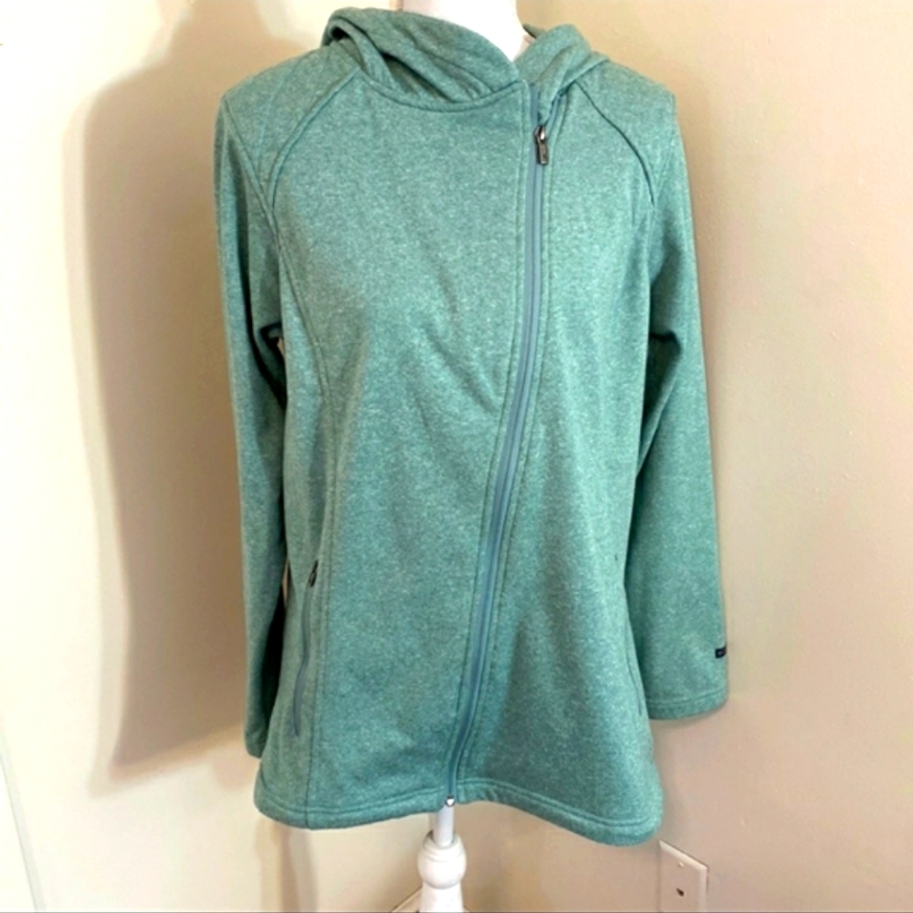 Women's Columbia full zip asymmetrical hoodie size xl